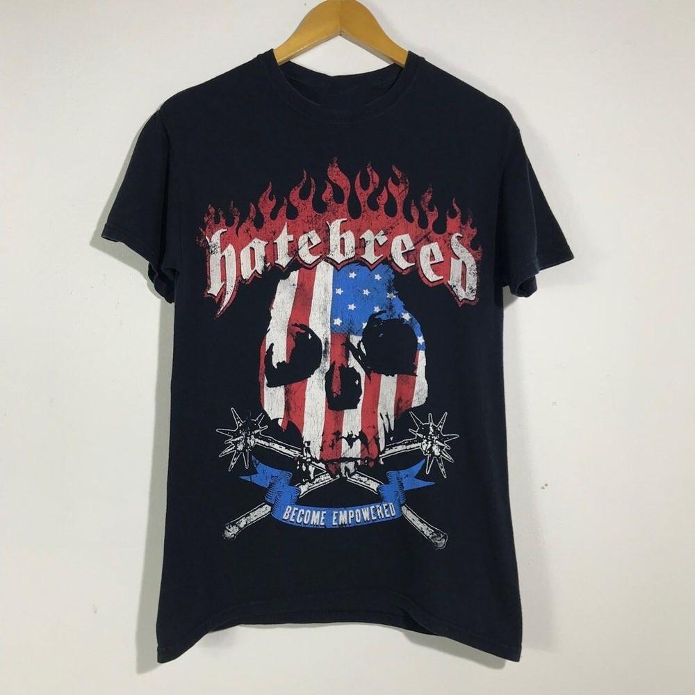 Vtg Hatebreed Band Music Lover Cotton Black All Size Unisex Shirt TR150 Unisex T-Shirt S