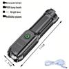 Rechargeable Solar LED Flashlight (2-Pack)