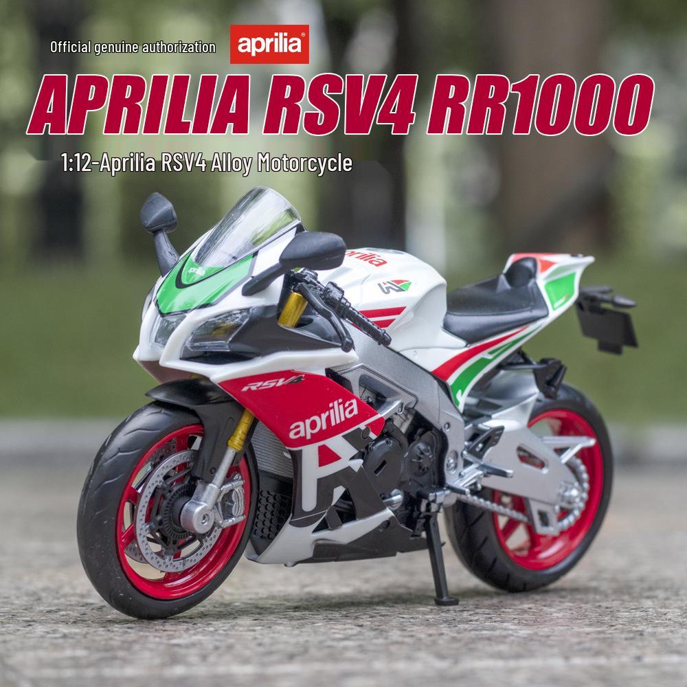 1:12 Scale GSX Alloy Aprilia RSV4 Motorcycle Model Toy
