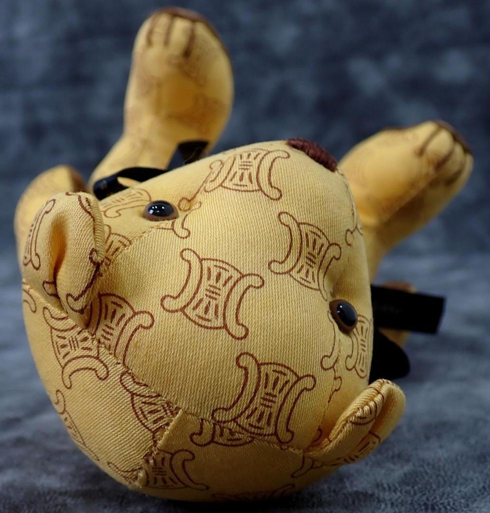 [USED] Excellent Condition Celine Macadam Pattern Teddy Bear, Brown