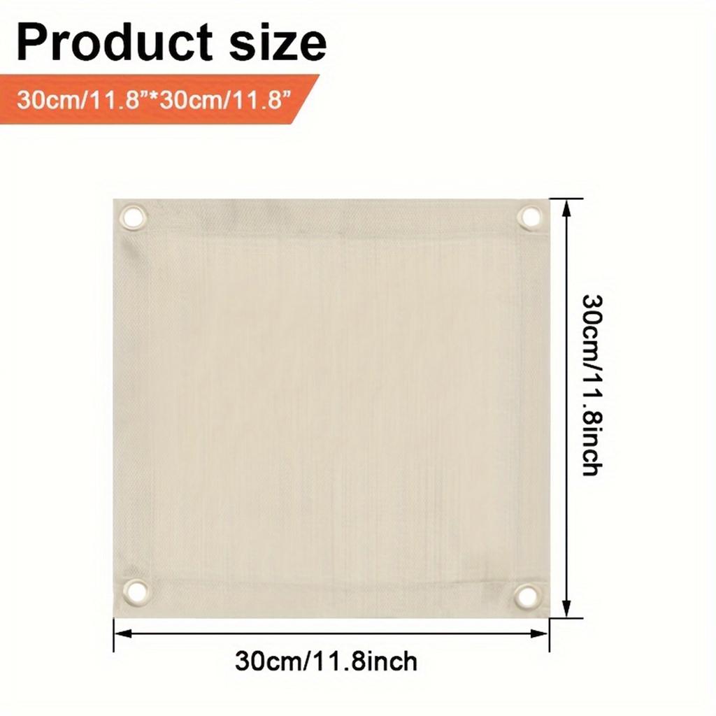 Fire Retardant BBQ Mat Reusable Fiberglass Fire Pit Mats Anti-Scald Protective Cover for Outdoor Picnic Camping Flame Carpet