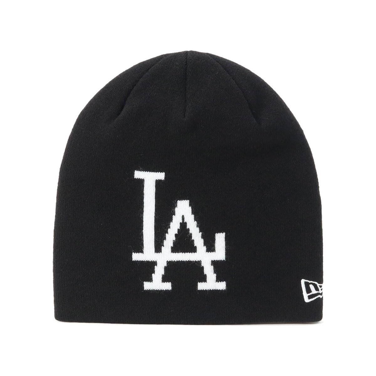 

[New Era] New Era Knit Beanie Basic Beanie 14509784 NER35K1621 MLB Los Angeles Dodgers Shohei Ohtani LA Black/White Black