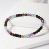 Green Aventurine Amethyst Tiger Eye And Black Onyx Beaded Bracelet Balanced Fashion Jewelry For Men And Women Daily Wear Simple Versatile Accessory