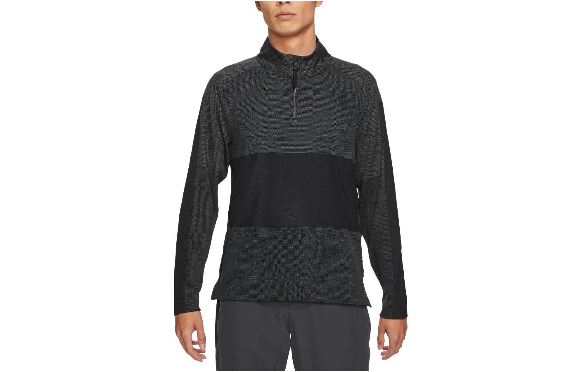 Nike T Shirts Men s Dark Gray Turtleneck Moderate Straight Fit CU9829-010 S