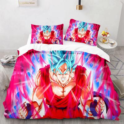 Anime Dragon Ball 3D With Pillowcase Child Bedding Set Baby Duvet Cover Sets Bedclothes Twin Single King Kids Adult Gift