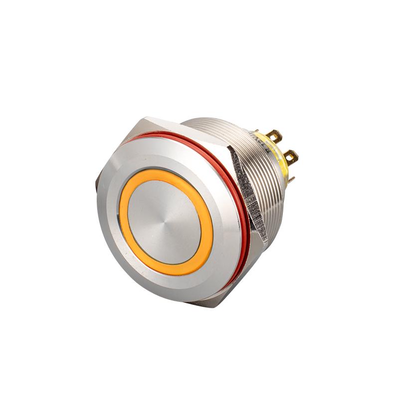 30mm Metal Pushbutton Switch: Self-Reset, Self-Locking, Double Flash Control, Two-Way with Light, Two On/Off Functions