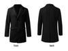 European Men's Mid-Length Wool Coat: Upgraded British Style for Autumn/Winter