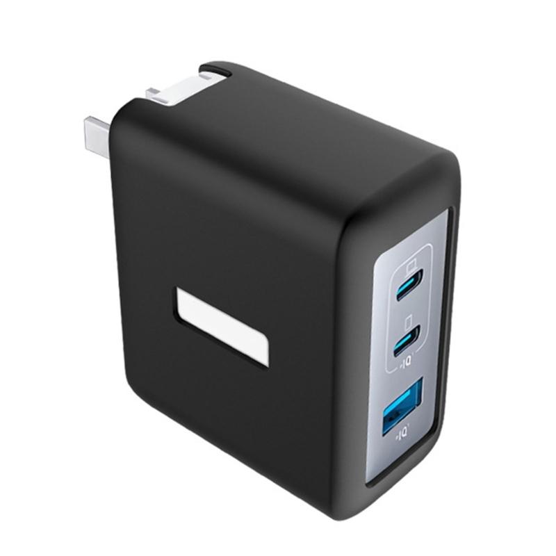 

Silicone Case for Laptop Charging Adapter 100W USB C Charging Adapter Full Body Protective Cover Heat Resistance чорний