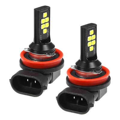 Um ABSOPRO Farol de Nevoeiro Lâmpada de Nevoeiro LED Farol 1200LM Lâmpada de Farol Chip 3030