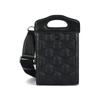 GG Matelasse Leather Tote Cell Phone Pouch Crossbody Handbag Mini Women's Black 723776-FABLA-1000