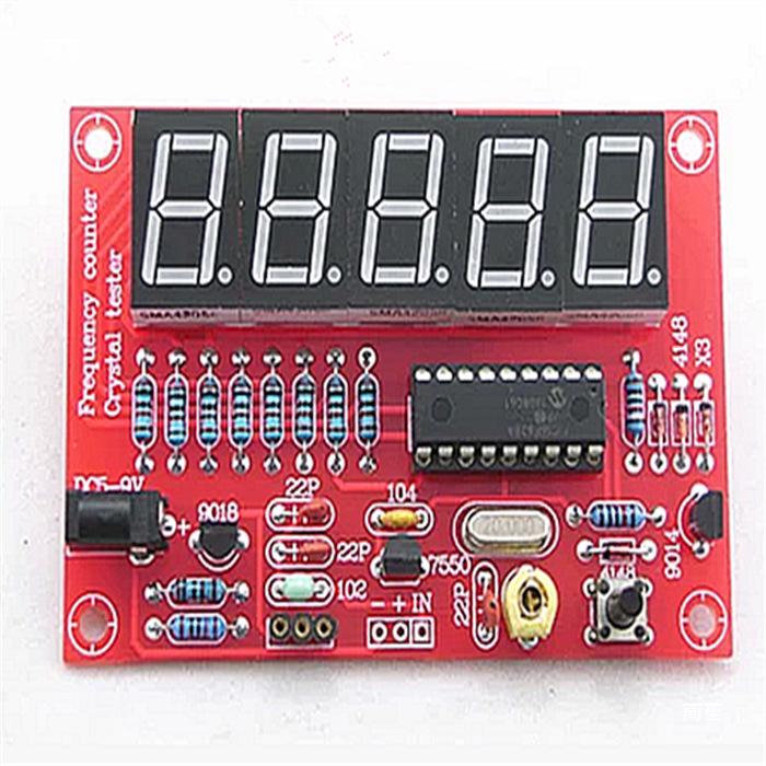 1Hz-50MHz Frequency Meter Kit: Five-Digit Display for Crystal Oscillator Measurement