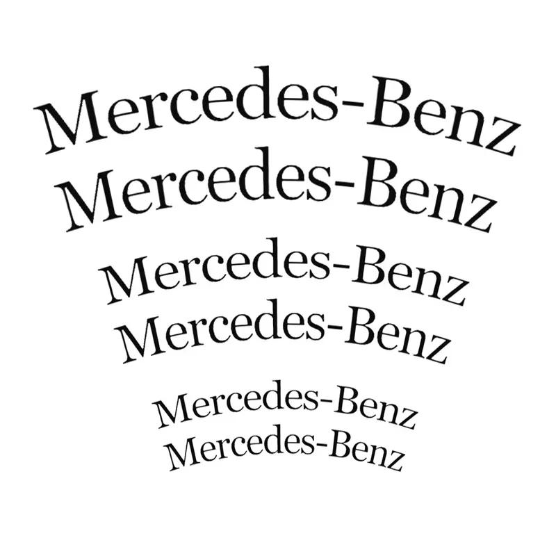 GLC GLB 6PCS/SET Car Brake Caliper Sticker Decals Decoration for Mercedes Benz W166 W212 W213 W246 W176 W177 W205 C180 C63 W167