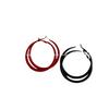 Candy-Colored Exaggerated Hoop Earrings: Bold, Colorful Large Circle Earrings for a Trendy, High-End Look