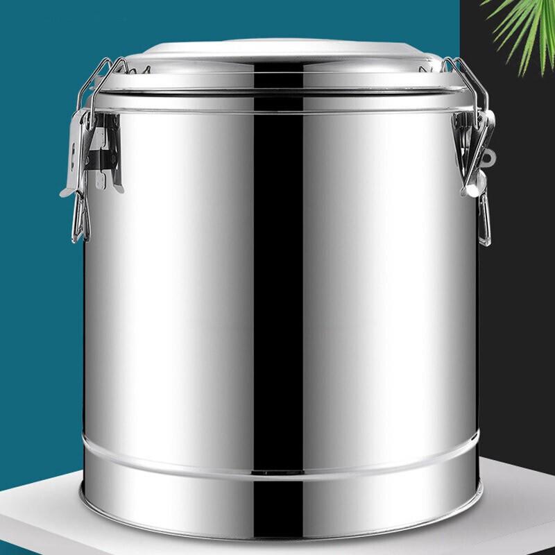 Stainless Steel Insulated Food Storage Barrel