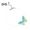 Schmetterlings-Halskette, Boho-Stil, unsichtbare Kette, Schmetterlingsfee-Halskette, transparente Angelschnur-Halskette für Frauen und Mädchen