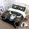 "Whimsical Wild Skull Elegance" Bedding Sets Duvet Covers Pillowcases(1* Duvet Cover 2* Pillowcases Without Duvet Insert)