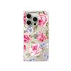 Clear Square Back Tube Case Protection For iPhone 12 16 ProMax 13 15 Plus 11 14 Pro Max Anti-Oxygen,Roses Bloom Pattern Casing