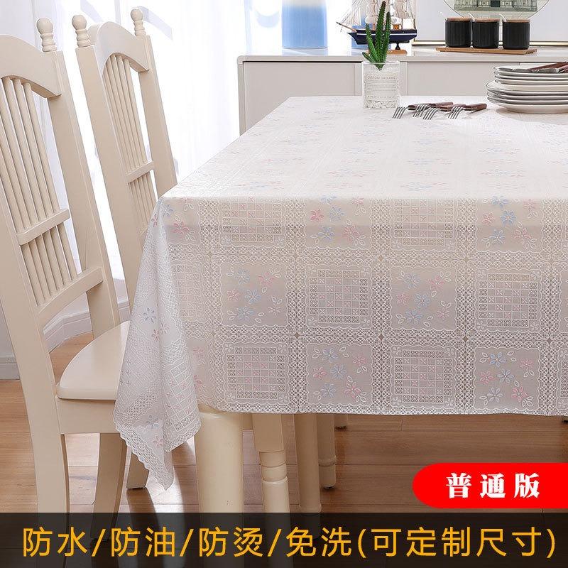 Transparante PVC Tafelkleed Zacht Plastic Rechthoekig Tafelkleed Oliebestendig Waterdicht Eettafels Buitenfeest Decor Rechthoekige Mat 100x160cm
