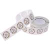 500Pcs/roll Floral Thank You Sticker for party Package stationery sticker