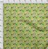 oneOone Cotton Flex Brown Fabric Kids Animal Quilting Supplies Print Sewing Fabric by The Yard 40 Inch
