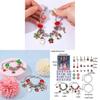 Christmas Countdown Calendar Jewelry Box With Cartoon Charm For Women