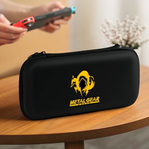 Metal Gear Witch Case for Switch/Switch OLED Models, Waterproof, Dustproof, and Dirt-Resistant, Holds 15 Game Cards, Shockproof, and Includes Storage