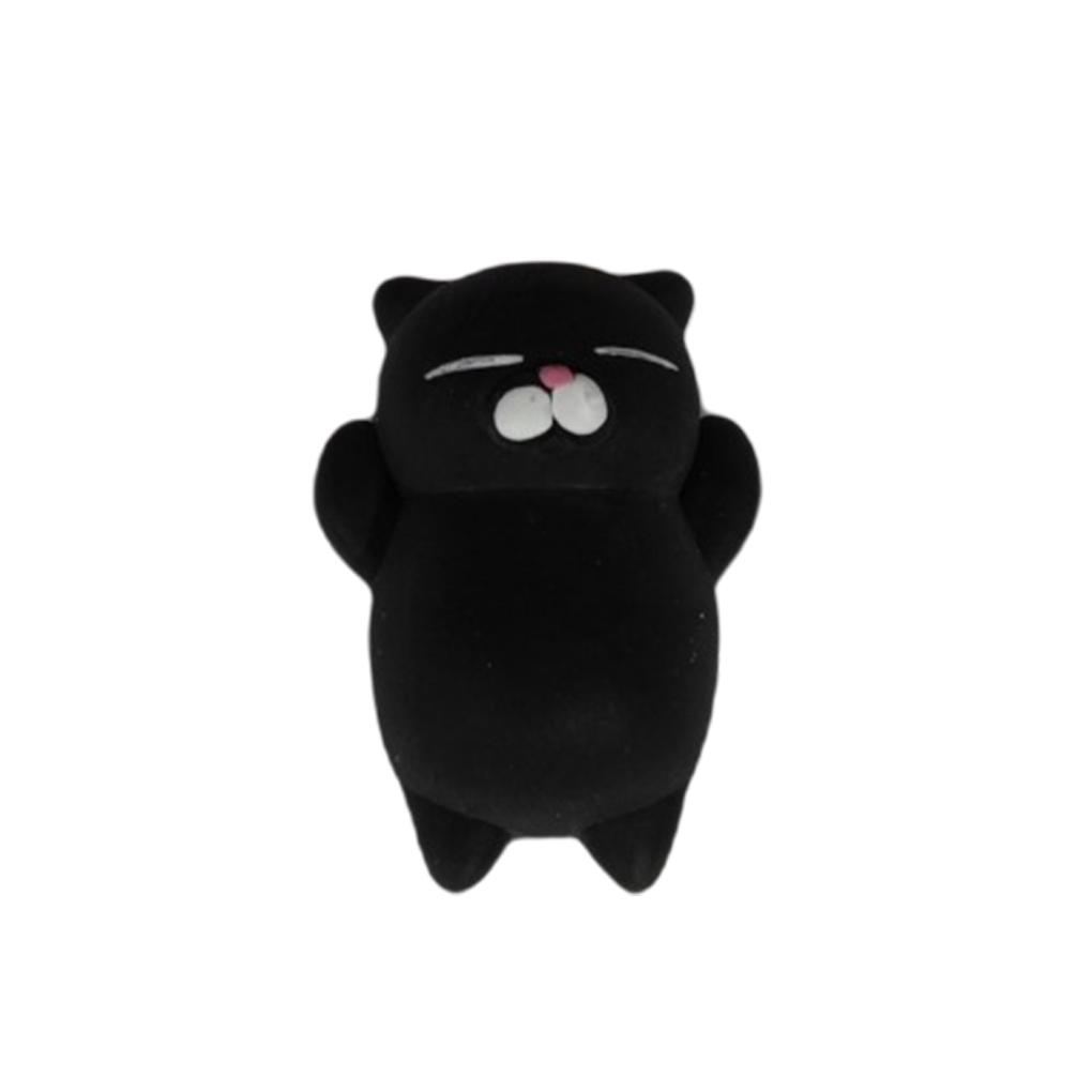 Mini Soft Cute Cat Pattern Wipes Ball Squeeze Rising Funny Toys Cats Design Interesting Toy Pressure Toys for A Gift