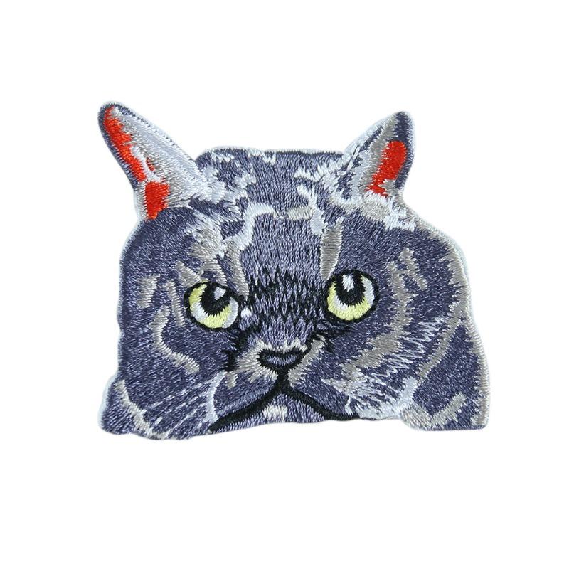 Pocket Cat Children's Clothing Accessories Burnt Edge Foreign Trade Explosion Adhesive Patch Sticker