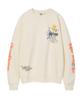 WACKY WILLY Graffiti Sweatshirt Cream