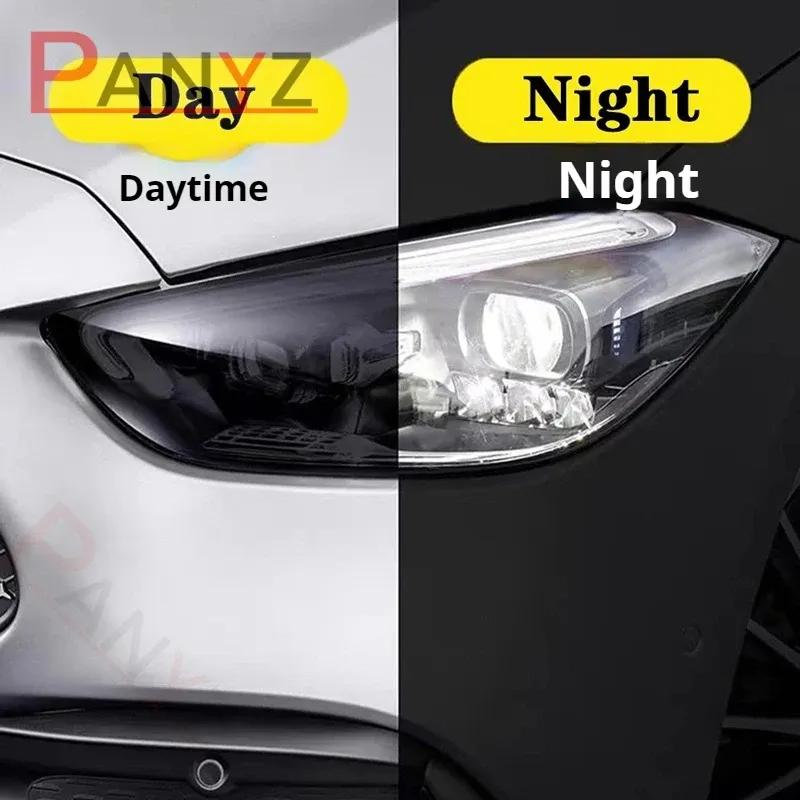 TPU Car Headlight Protective Film Clear to Black/Purple Intelligent UV Self Healing Anti scrastch For Mitsubishi Subaru Skoda