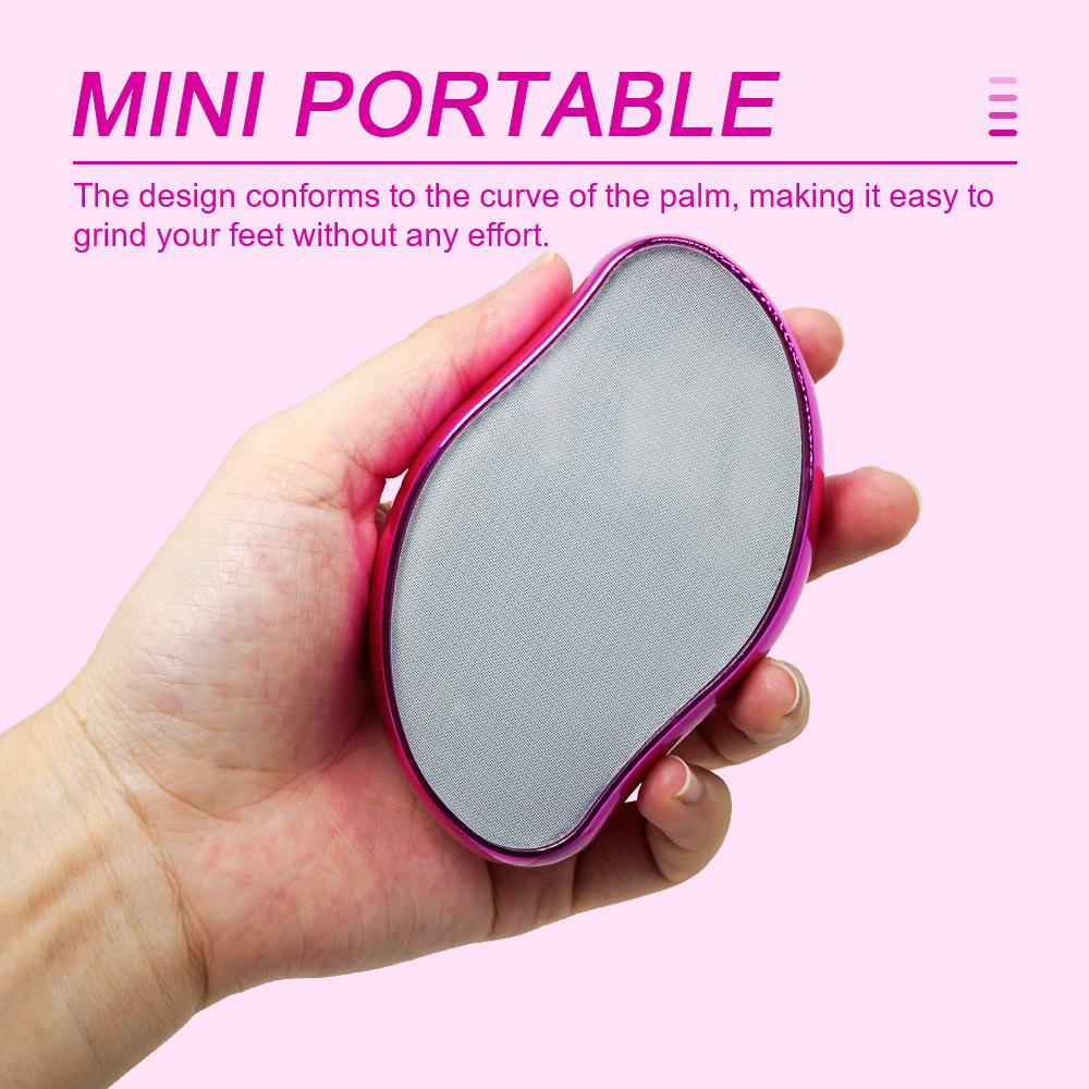 Nano Glass Epilator Exfoliator Senseless Hair Removal Tool Painless Hair Removal No Skin Damage Hair Sharpener Unisex Home Use