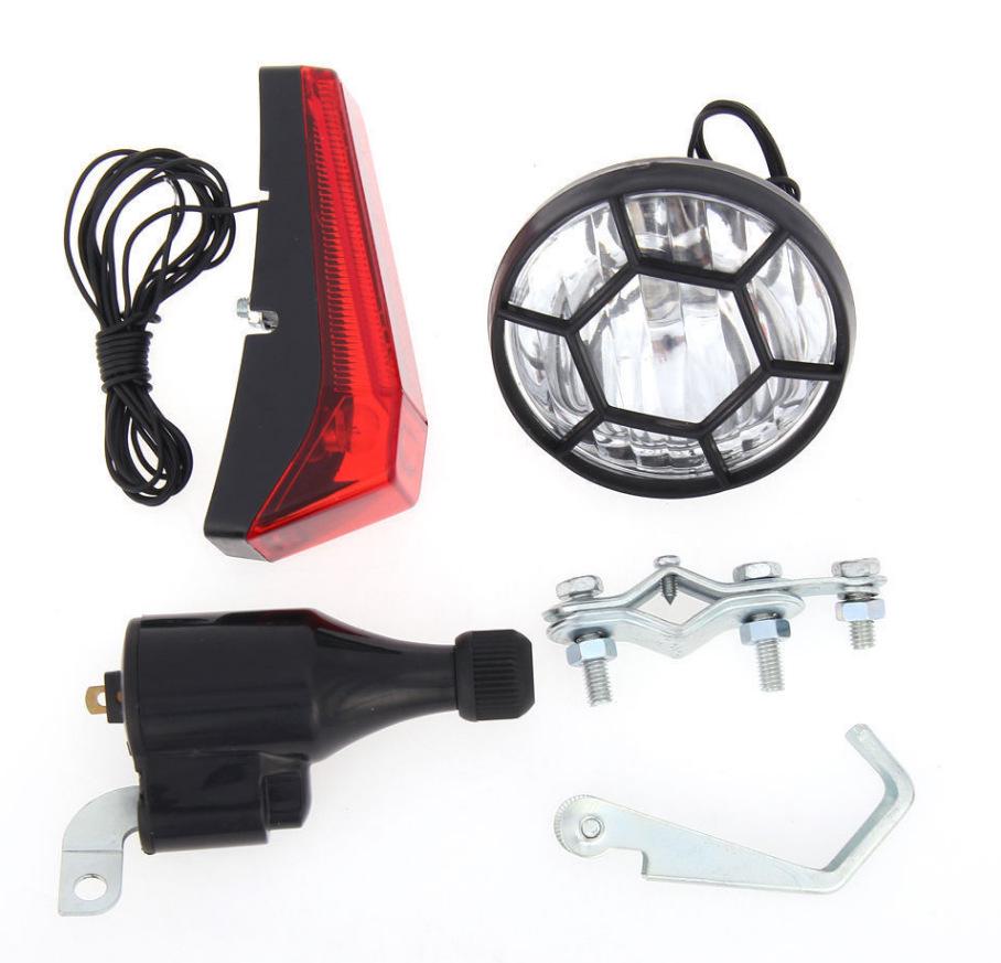 

12V 6W Велогенераторная ретро фара и задний фонарь