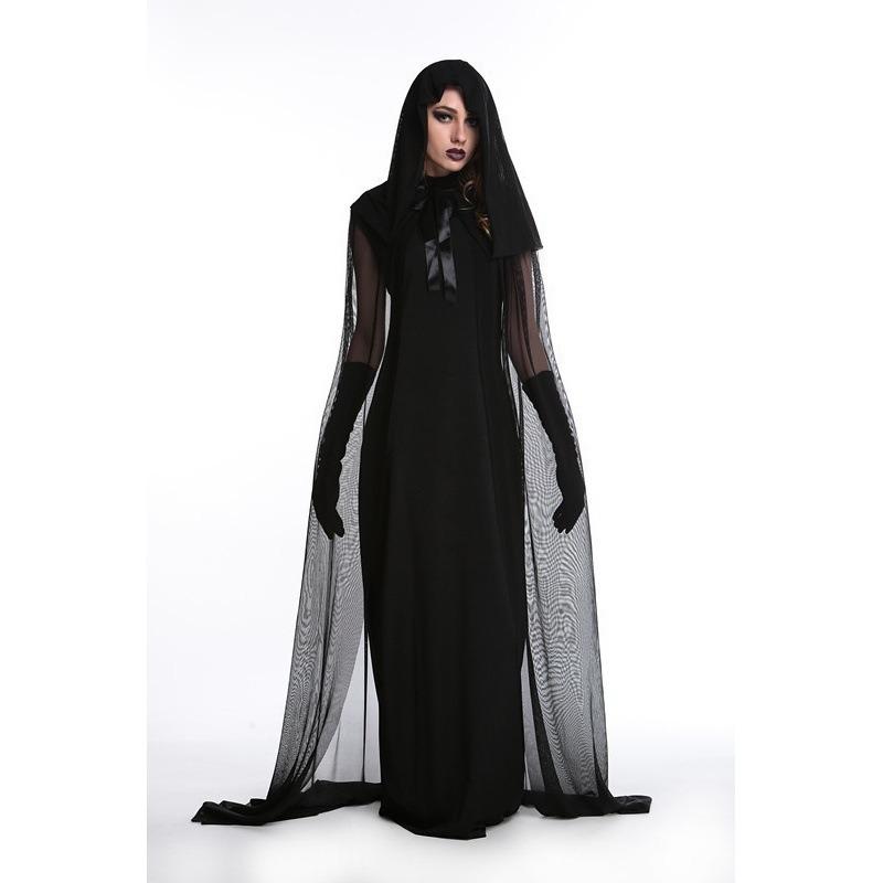Halloween witch vampire ghost ghost cape witch uniform party cosplay costume points