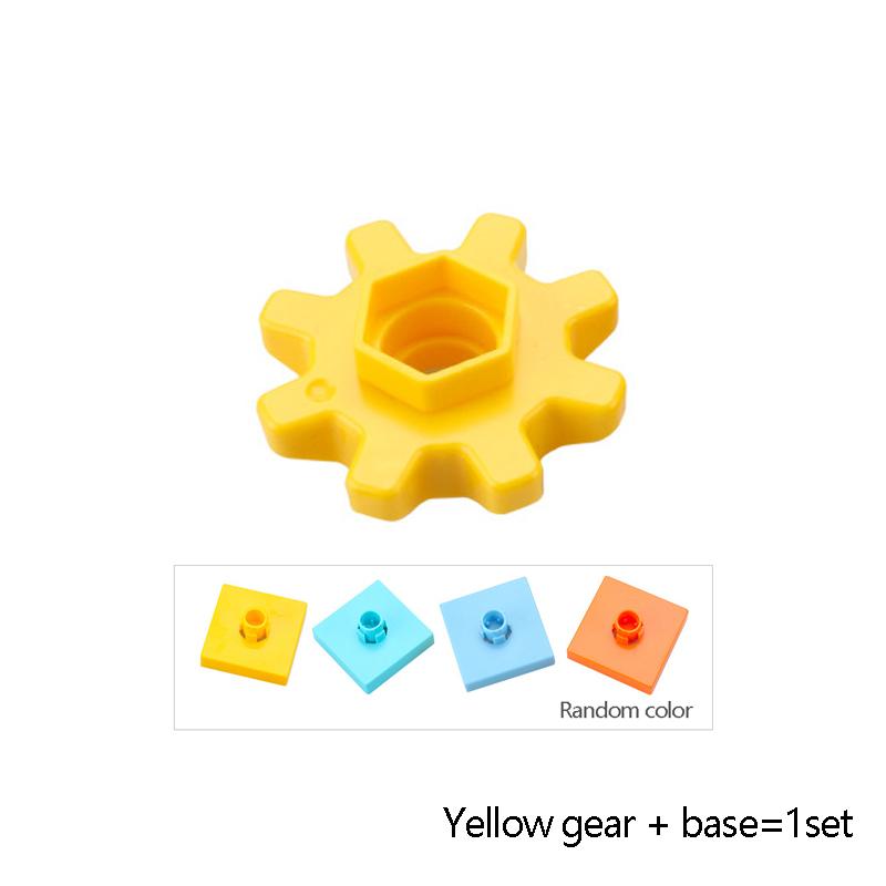 Big Building Blocks Playground Parts Slide Ladder Gear Swing Compatible Bricks Baby Assemble Interactive Toys Gift