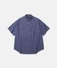 MOIF [Ss26] Uniform H/S Shirt / Blue Grid