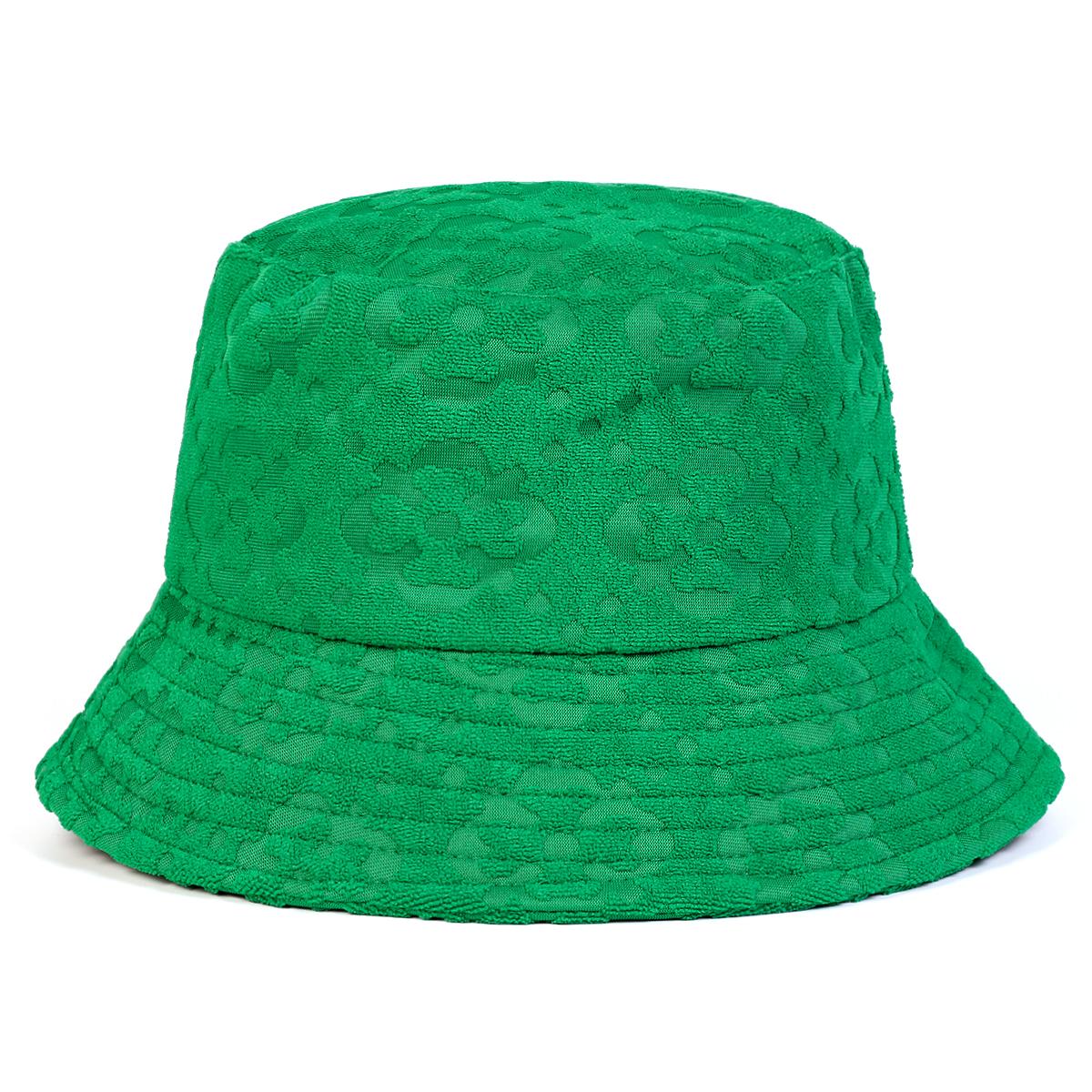 

Унисекс Персонализированные шляпы-ведра с цветочным принтом Кепки для рыбаков Повседневная кепка для отдыха на природе Солнцезащитная шляпа зелёный