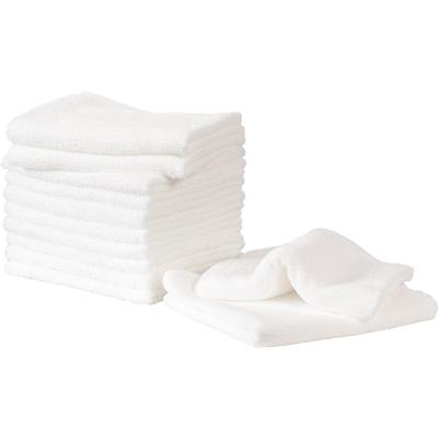 Bloom Made In Japan 180 Momme Face Set of White Commercial Bulk Quick Drying Towel, 12, Towel, Use, Thin, Plain, 100% Cotton, Purchase, Absorbent,