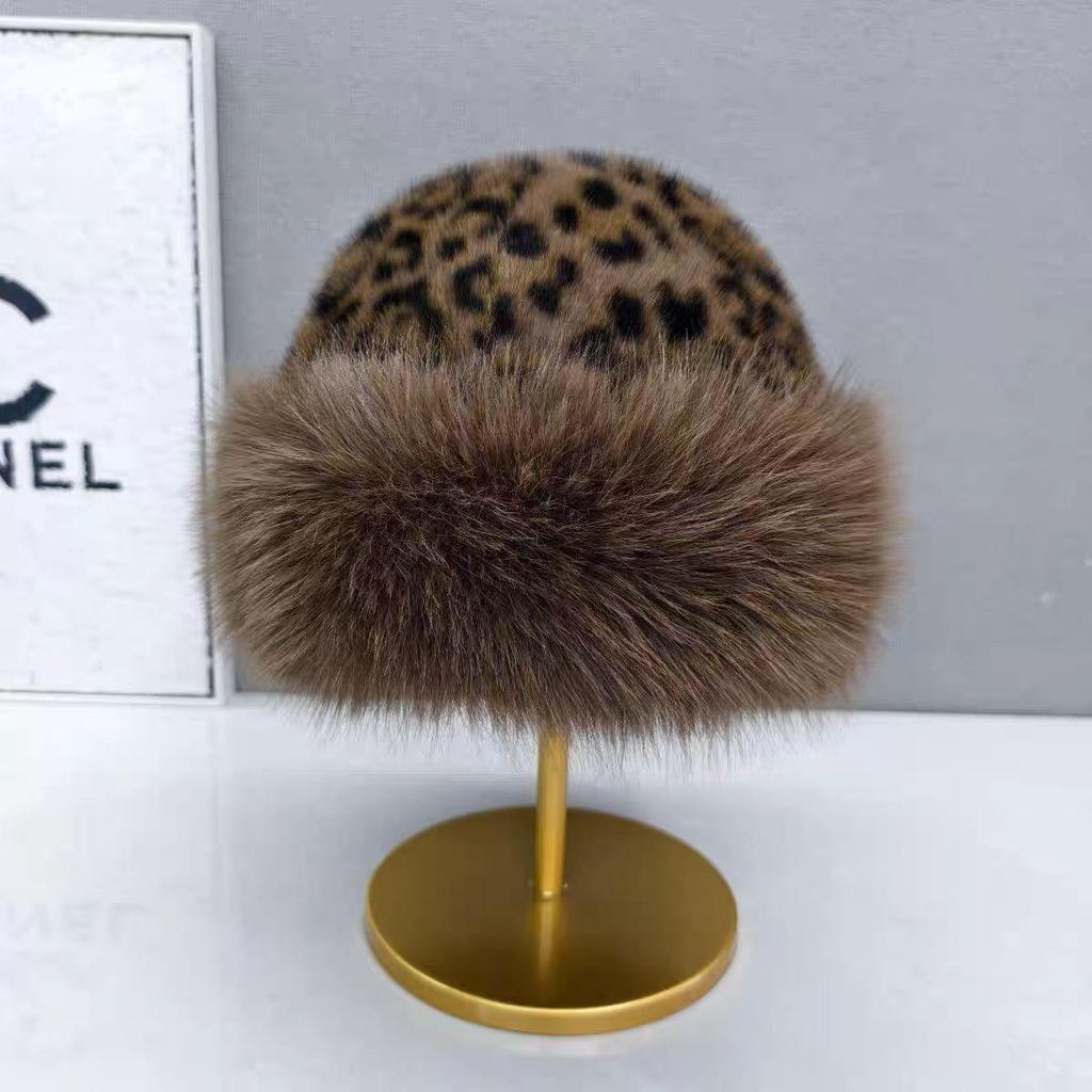 Women's Winter Korean-Style Fleece-Lined Faux Mink Beret: Warm, Windproof, Fashionable Hat