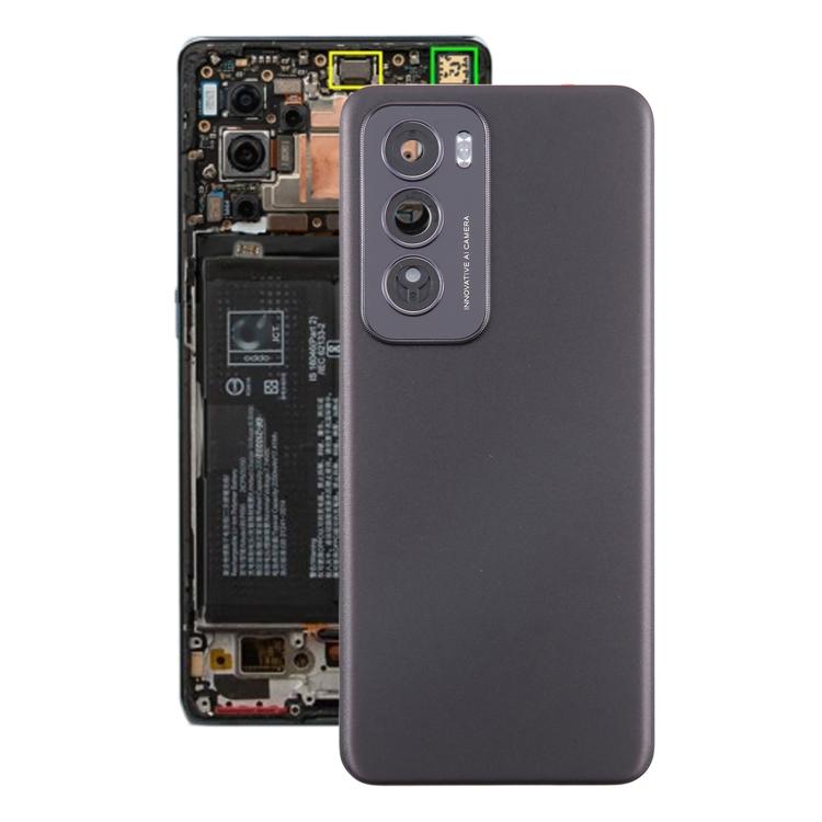 For OPPO Reno12 Global Original Battery Back Cover with Camera Lens Frame чёрный