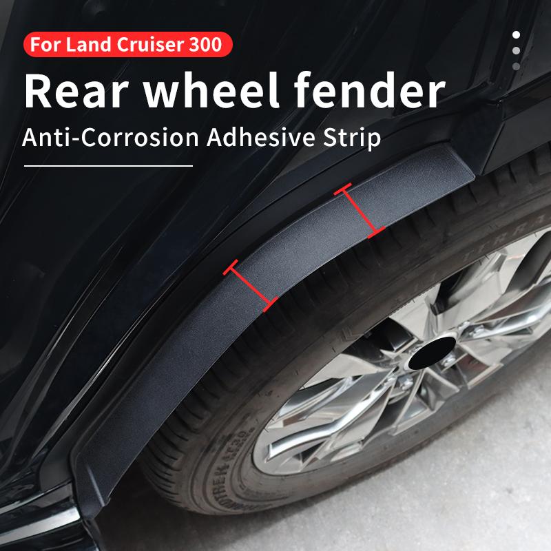 For 2021-2024 Toyota Land Cruiser 300 LC300 Rear Wheel Fender Lining Door Gap Fender Accessories Parts 2022 2023 ZX VXR GX GXR