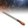 12.2 Inch Wood File, Ergonomic Heat Treated Carbon Steel Coarse Tooth Flat Rasp with Anti Slip Rubber Handle, for Woodworking Mould Polishing Deburrin