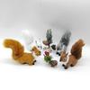 Plush Squirrel Miniatures Simulation Fur Simulation Animal Toy  Christmas Decorations