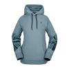 Volcom Thermal Sweatshirt COSTUS with Thumbhole XS Women's (H4152305 / P/O FLEECE) Sleeves, Snowboard, GAH_Green Ash,