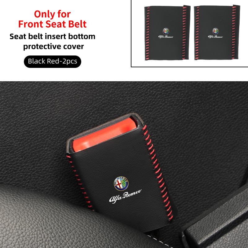 

For Alfa Romeo 2026 Hot Sticker Car Seat Belt Clip Protective Cover Seatbelt Buckle Protector For Alfa Romeo Giulietta 159 147 1