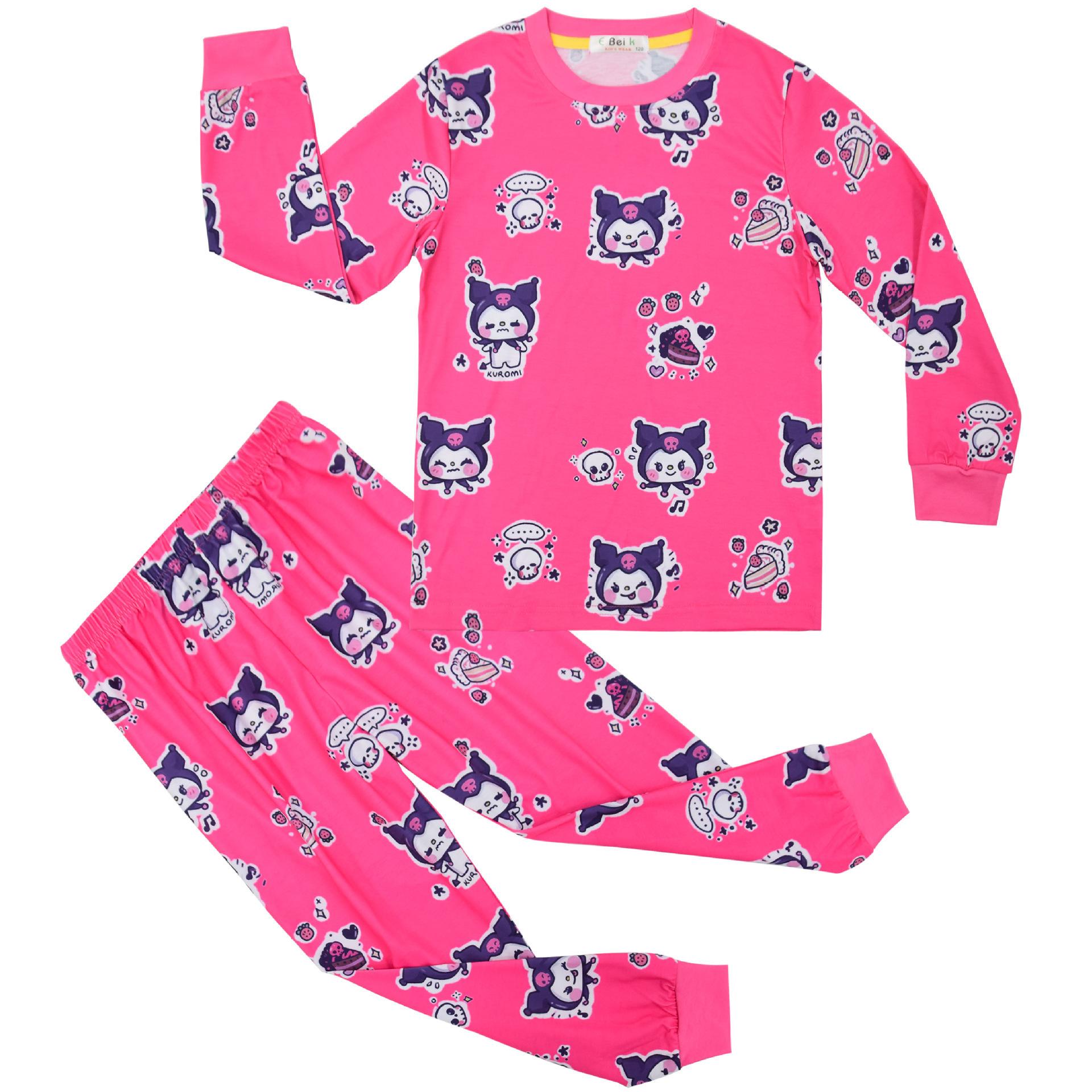 

Cartoon, Cartoon Digital Printing, Children S Loungewear, Pajamas, Long-Sleeved Set, Two-Piece Set 6072 100