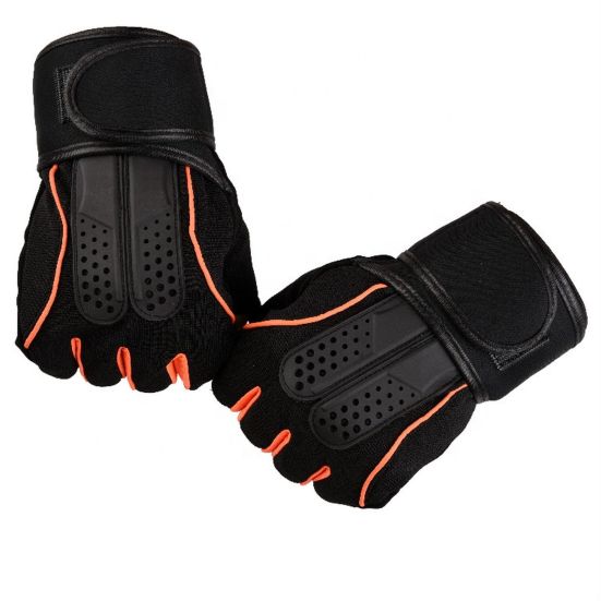 1 Paio Guanti Fitness Antiscivolo Allenamento Forza Mezza Dita Outdoor Sollevamento Pesi Allenamento Sportivo