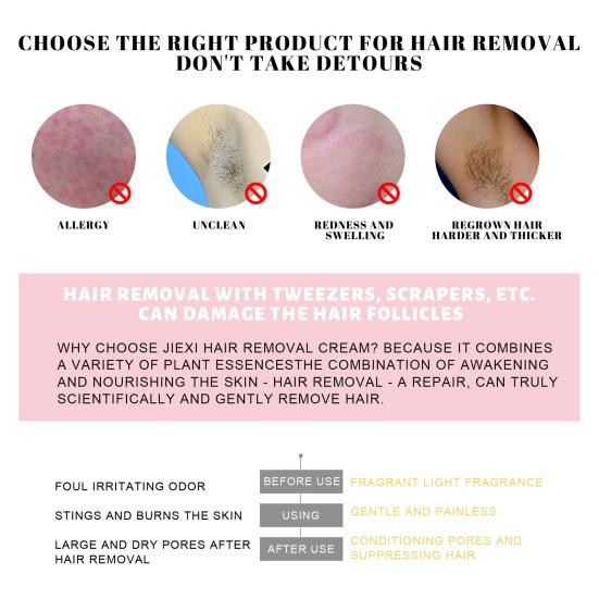 30ml Hair Inhibitor Painless Moisturizing Travel-friendly Natural Hair Removable Spray for Home