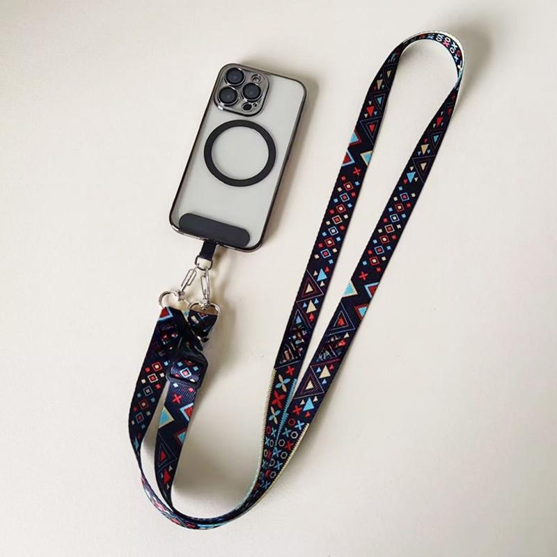 Secure Phone Protection with Adjustable Mobile Lanyard, Crossbody Strap, Anti-Loss Rope, and Key Gasket