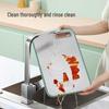 DESLON Double-Sided Antibacterial 304 Stainless Steel Cutting Board