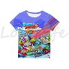 Kids SuperTings T Shirt Harajuku Boys Girls Cartoon Print T-shirts Summer Short Sleeve Children's Clothing Comfortable Tee Tops
